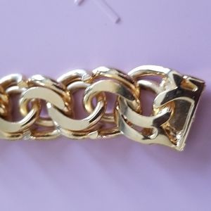 VINTAGE GUY LAROCHE 7.5 INCH BRACELET, HEAVY NEW WITH ORIGINAL TAG